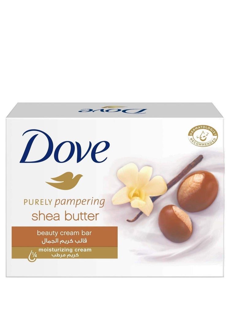 Dove Purely Pampering Shea Butter Cream Soap 100g Pack of 3 - Image 2